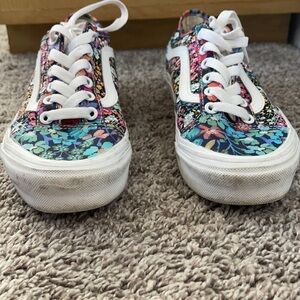Vans Liberty Fabrics x Old Skool Tapered 'Patchwork Floral Black Multi'size 6.5
